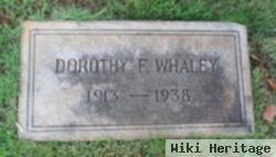 Dorothy F. Whaley