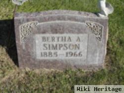 Bertha A Simpson