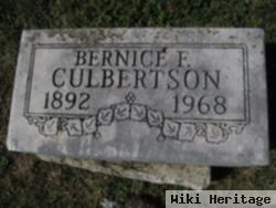 Bernice Frances Culbertson