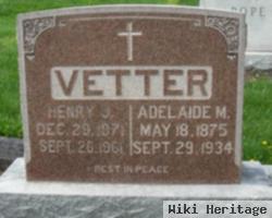 Adelaide M Heimericks Vetter