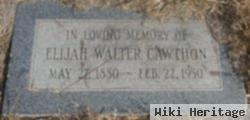 Elijah Walter "e.w." Cawthon