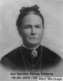 Ann Williams Hamblin Pitman