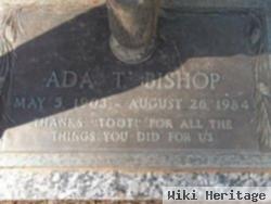 Ada "toot" Holcombe Bishop