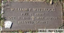 Pvt William Francis "bill" Wittrock