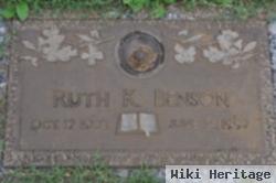 Ruth K Benson