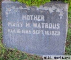 Mary Maria Jenkins Watrous