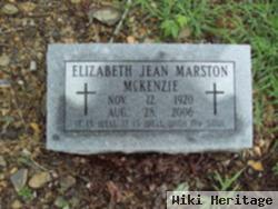 Elizabeth Jean Marston Mckenzie