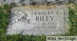 Frances T Lang Riley