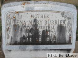 Lena Mary Alberthal Burrier