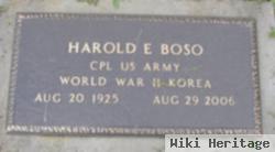 Harold E Boso