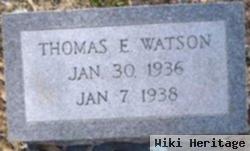 Thomas E Watson