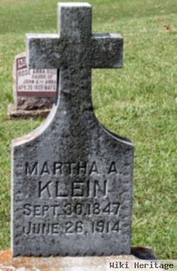 Martha A Hawkins Klein