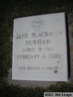 Mary Jane Blackman Durham