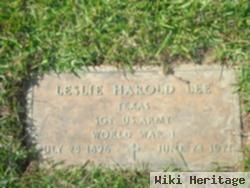 Leslie Harold Lee, Sr