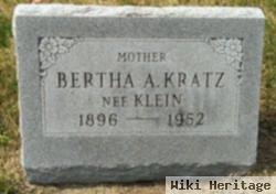 Bertha A. Klein Kratz