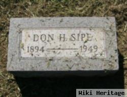 Donald H. "don" Sipe