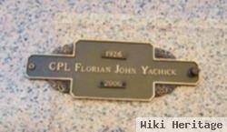 Cpl Florian John Yachick