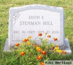 Edith E Stenman Hill