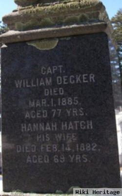 Capt William Decker