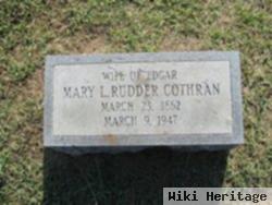 Mary L. Rudder Cothran