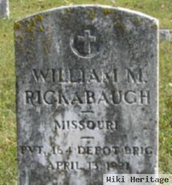 William M Rickabaugh