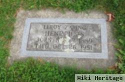 Leroy Zaring Hendricks