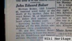 John Edward Balser