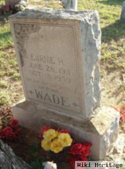 Earnie Homer Wade