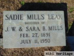 Sadie Mills Leak