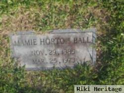 Mamie Horton Ball