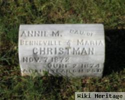 Anna Martha "annie" Christman