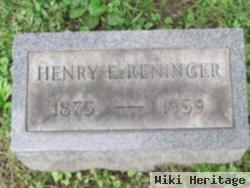 Henry Elias "harry" Reninger