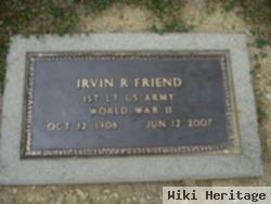 Irvin Ray Friend