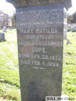 Mary Matilda Cope