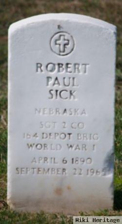 Robert Paul Sick