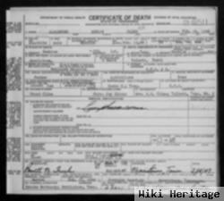 Pvt A. Hunley Cline