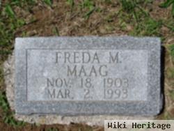 Freda M Maag