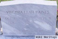 Virginia Leah Glover Raines