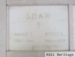 Ernest E Shaw