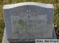 Mary E Sanders Rhoads