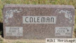 Cecil P Coleman