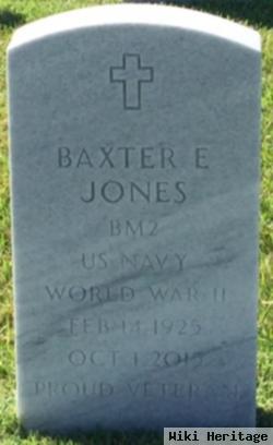 Baxter E "buddy" Jones