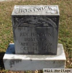 Rev Henry N Bostwick