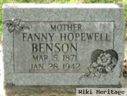 Fanny Hopewell Benson