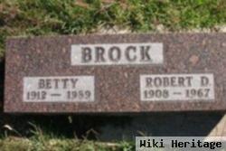 Sara Elizabeth "betty" Crowe Brock