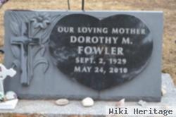 Dorothy M. Jacobson Fowler