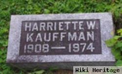 Harriette W. Kauffman