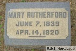 Mary Rutherford