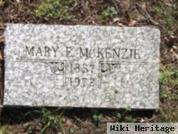 Mary E Mckenzie