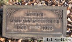 Mary Ann Mccullough